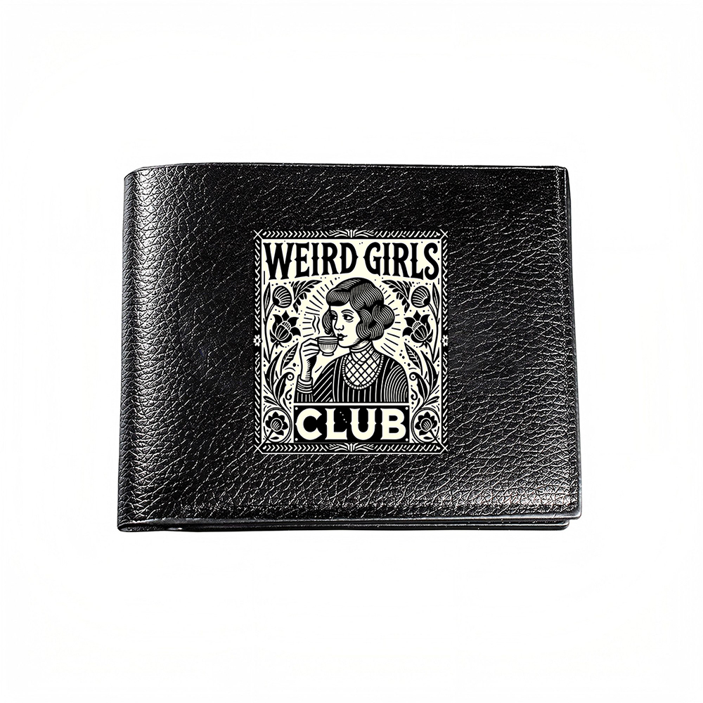 Vintage Fashion Club Photos - Weird Girls Club Vintage Mens Wallet,
