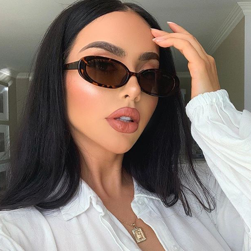 Vintage Fashion Female - New Oval Vintage Sunglasses Women Fashion