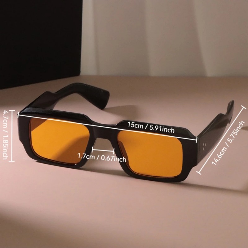 Retro Square Sunglasses Women  - Vintage Fashion Girl recension och pris