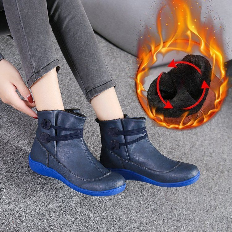 Women Vintage Round Toe PU Lea - Vintage Fashion Mens recension och pris