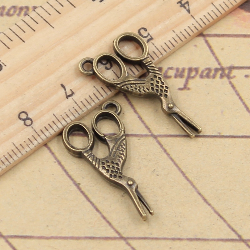 20pcs Charms Sewings Scissors  - Vintage Fashion Finds recension och pris