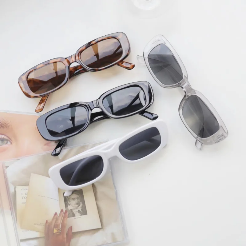Vintage Small Square Sunglasse - Vintage Fashion Female recension och pris