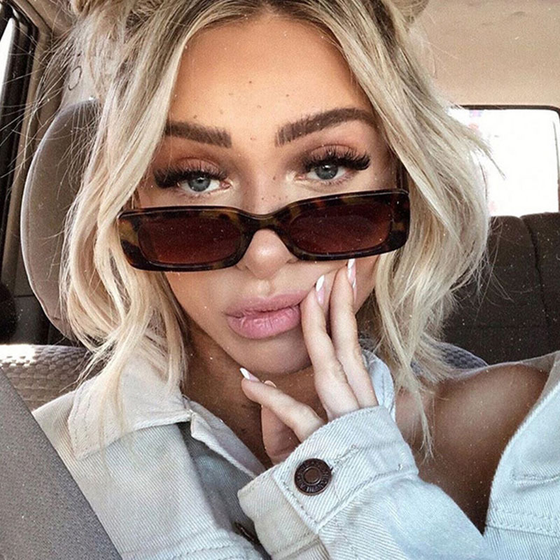 Vintage Small Square Sunglasse - Vintage Fashion Female recension och pris