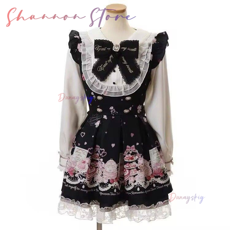 Japanese Lolita Dress Women Bo - Vintage Y2K recension och pris