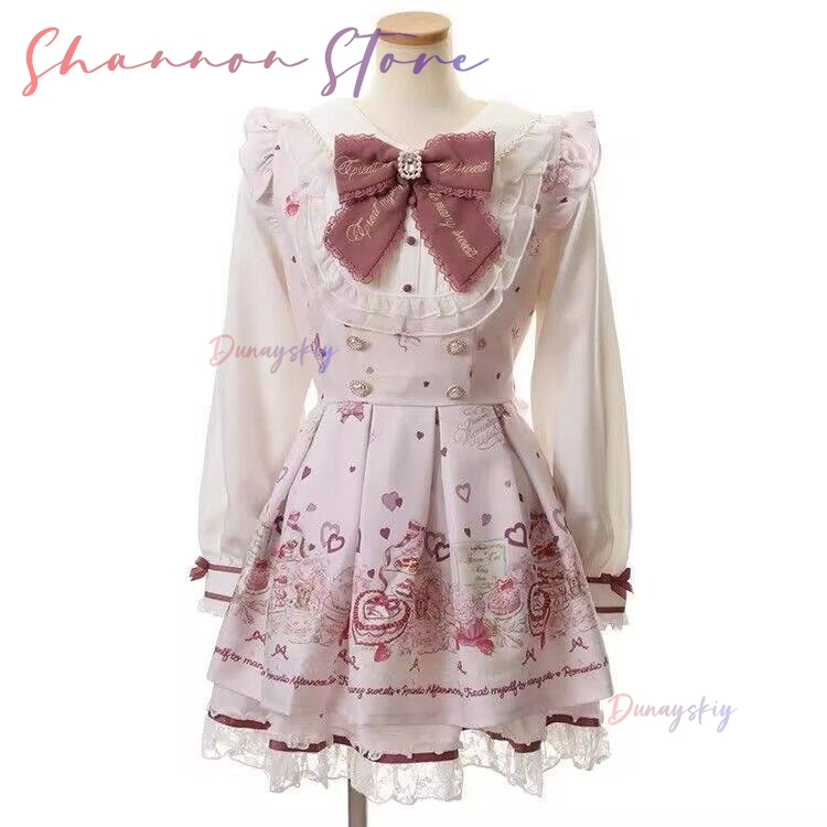 Japanese Lolita Dress Women Bo - Vintage Y2K recension och pris