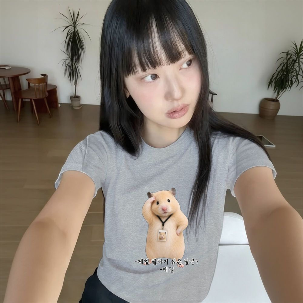 Don't Want To Work Hamster Mem - Vintage Fashion For Sale recension och pris