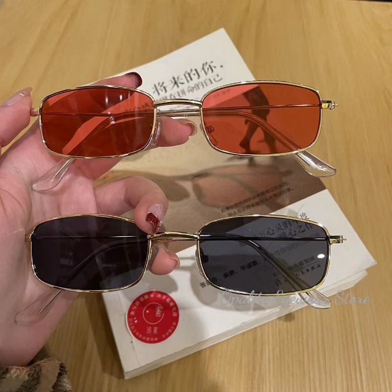 Fashion Retro Metal Frame Colo - Vintage Fashion Girl recension och pris