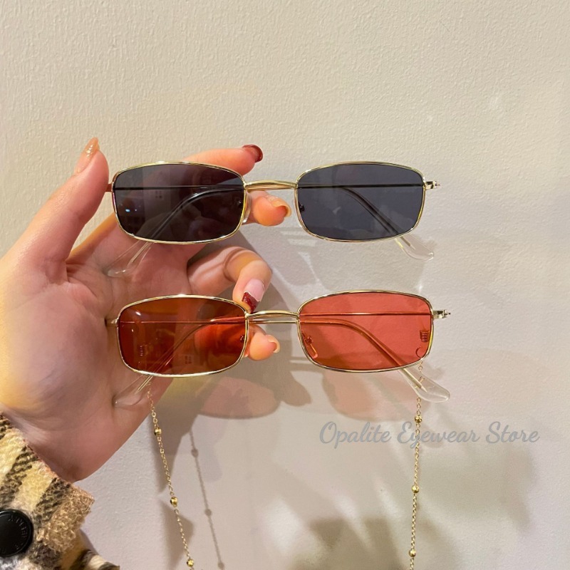 Fashion Retro Metal Frame Colo - Vintage Fashion Girl recension och pris
