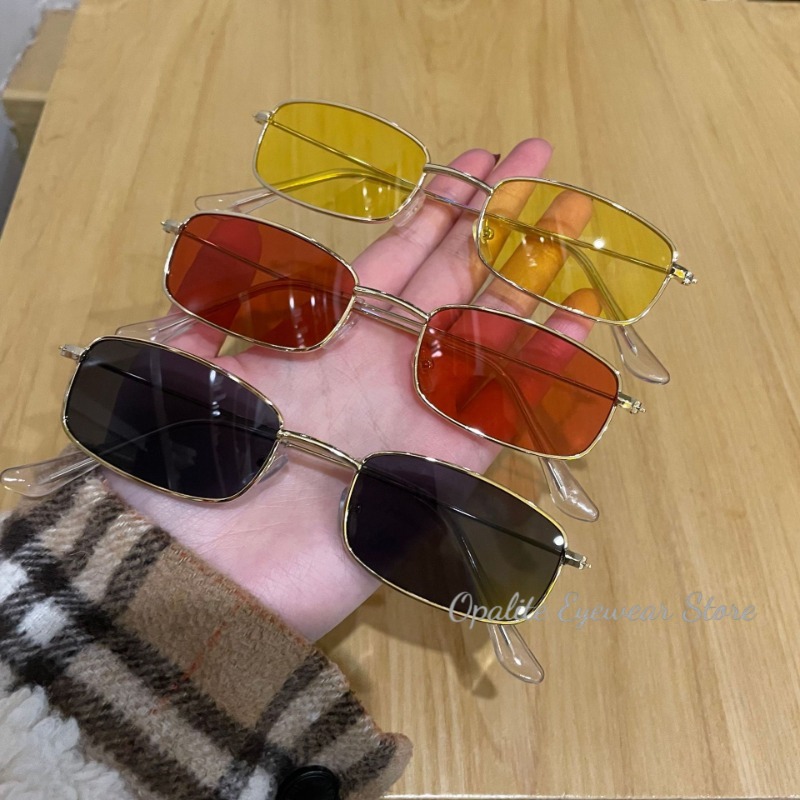 Fashion Retro Metal Frame Colo - Vintage Fashion Girl recension och pris