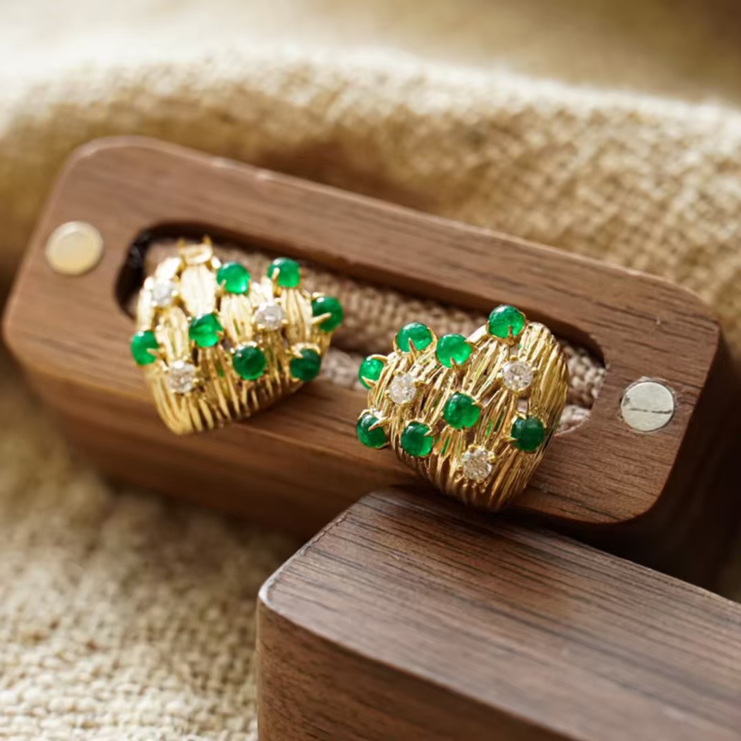 Retro14K Gold Filled Emerald D - Vintage Fashion Eras recension och pris