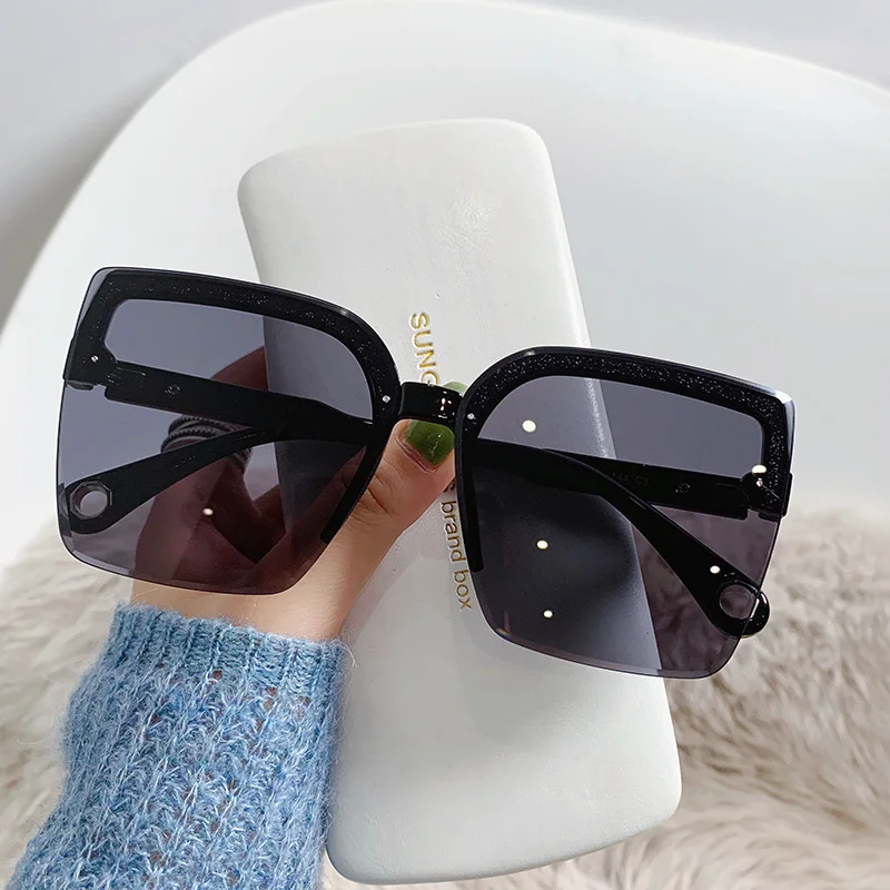 Oversized Sunglasses Man Woman - Vintage Fashion Girl recension och pris