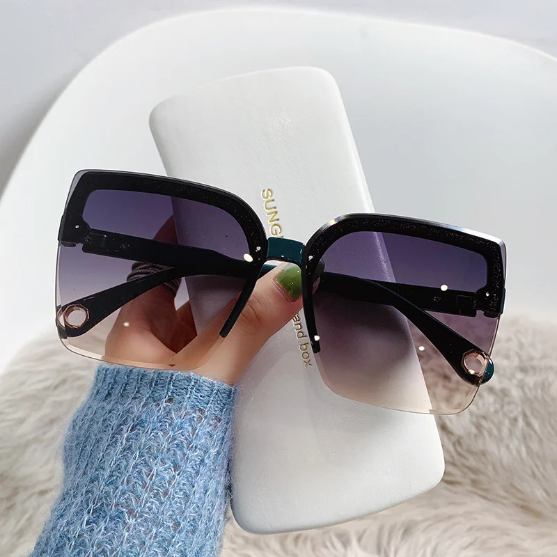 Oversized Sunglasses Man Woman - Vintage Fashion Girl recension och pris
