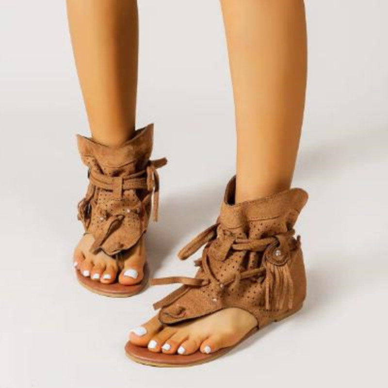 Luxury Sandals 2026 Retro Glad - Vintage Fashion Female recension och pris