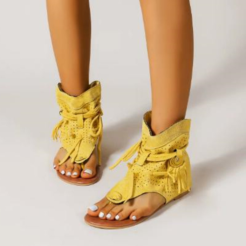 Luxury Sandals 2026 Retro Glad - Vintage Fashion Female recension och pris