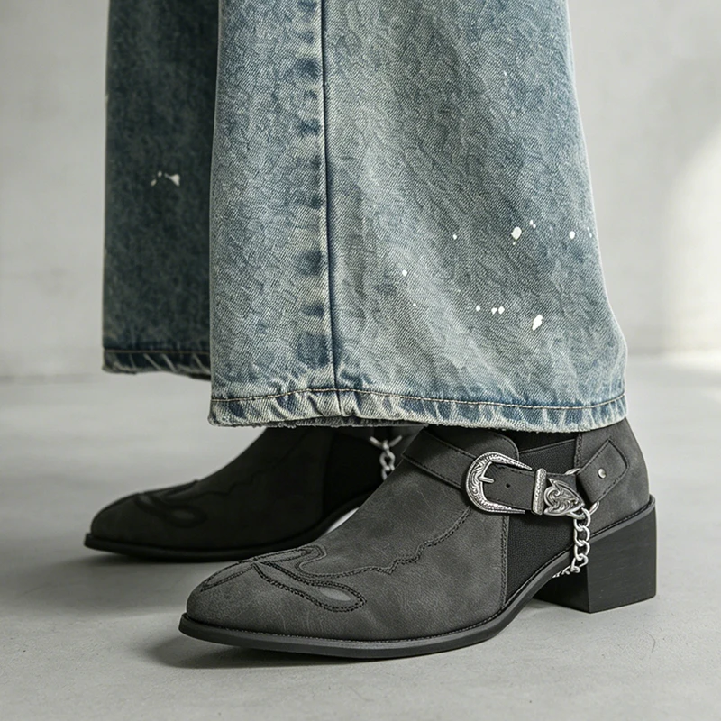 Men's Vintage Cowboy Boots Lea - Vintage Fashion Mens recension och pris