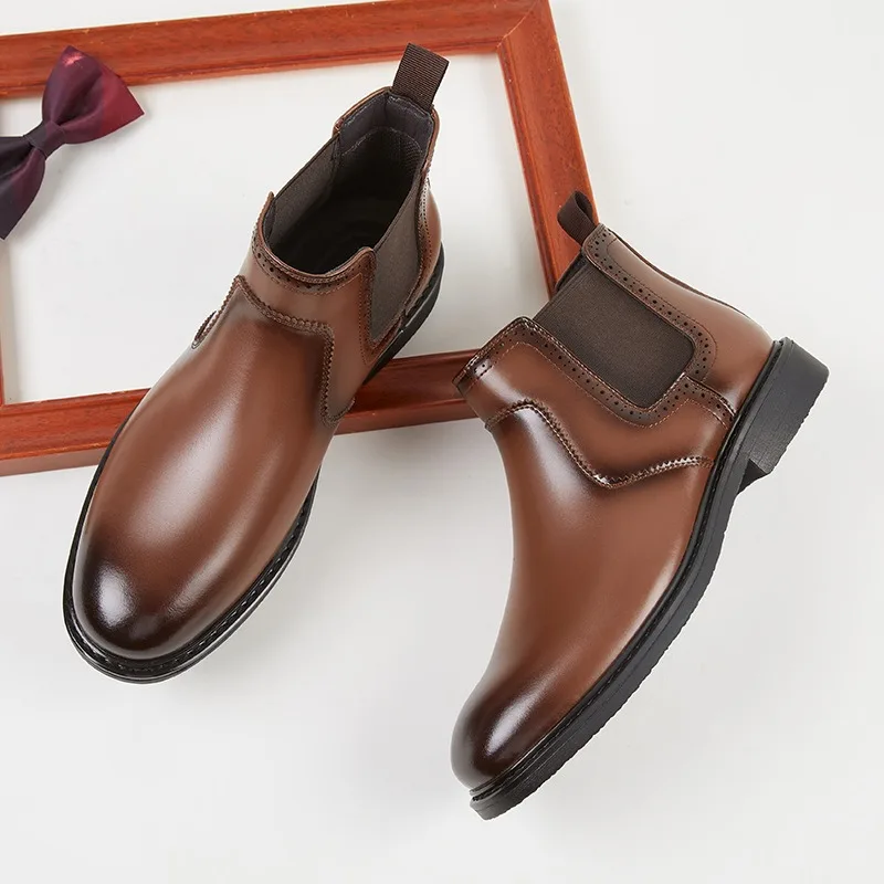 Vintage Mens Leather Oxford Bo - Vintage Fashion Mens recension och pris