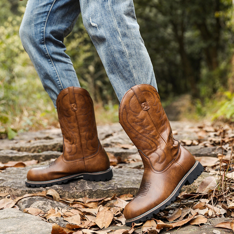 Men's Boots Classic Handmade E - Vintage Fashion Mens recension och pris