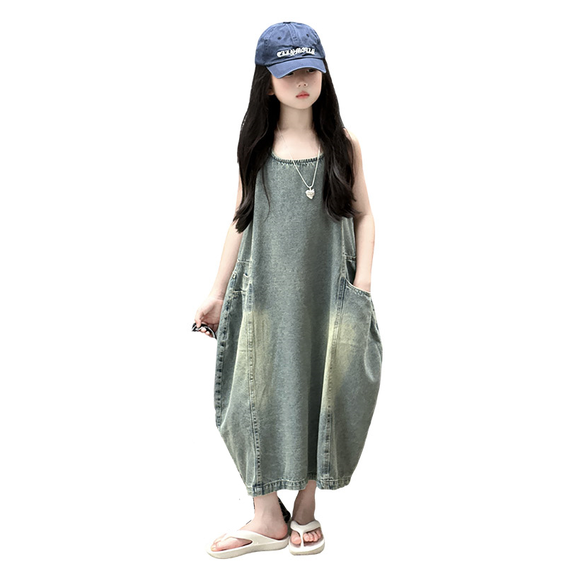 Vintage Blue Children Girls Hi - Vintage Fashion Girl recension och pris