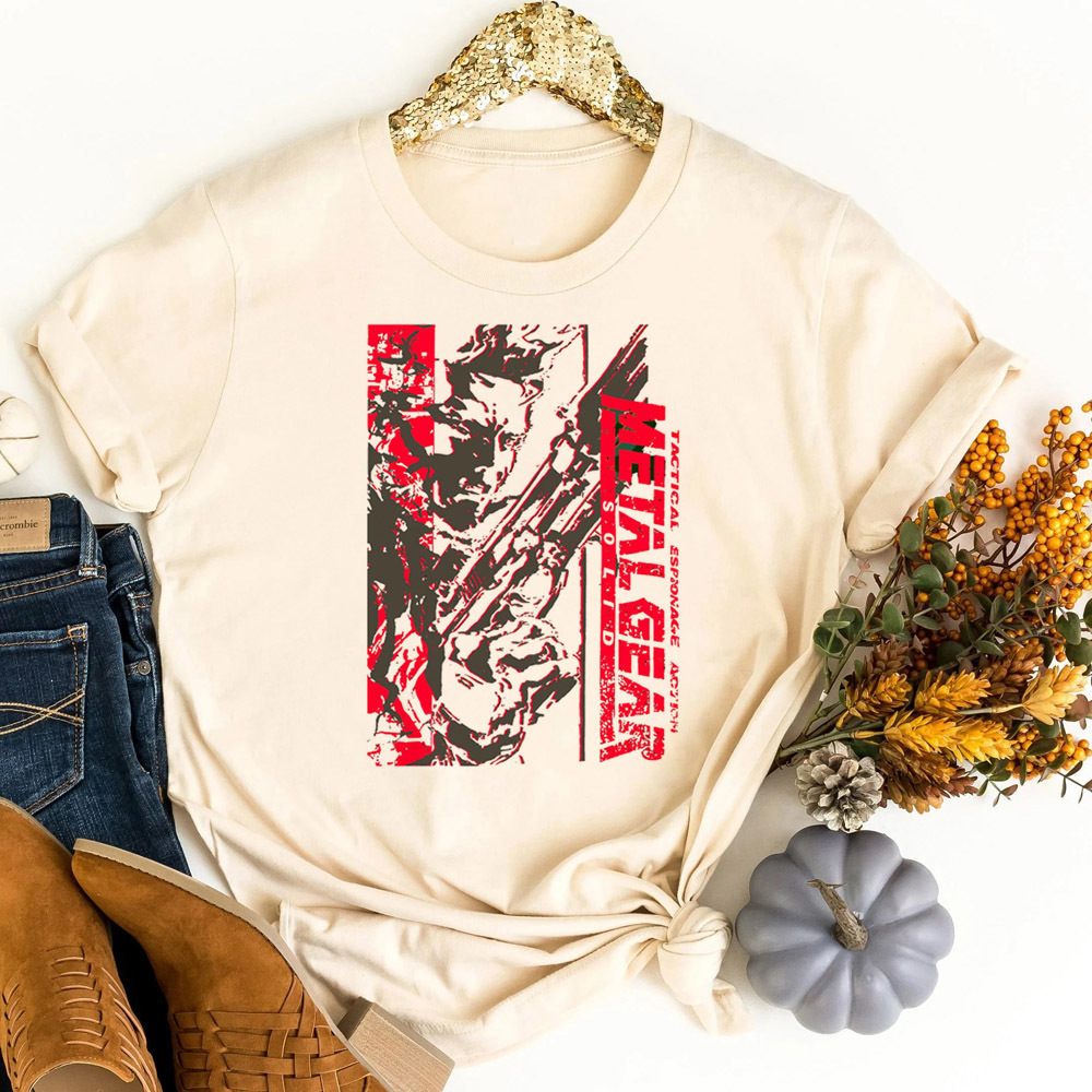 Metal Gear Solid tshirt teen c - Vintage Fashion For Sale recension och pris