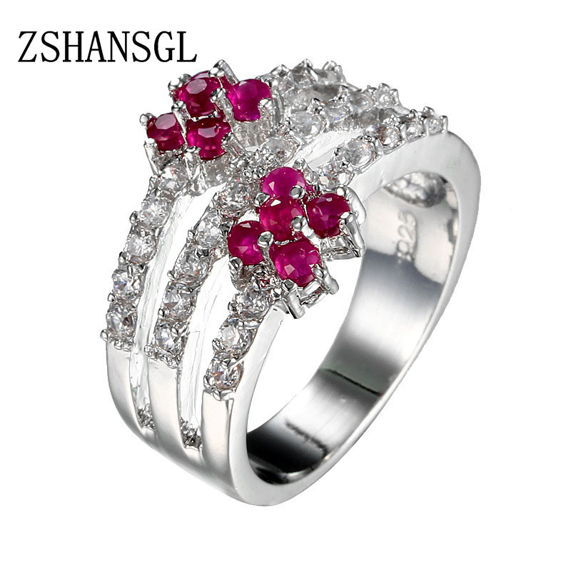 Hot Sale Big Blue CZ Zircon St - Vintage Fashion For Sale recension och pris