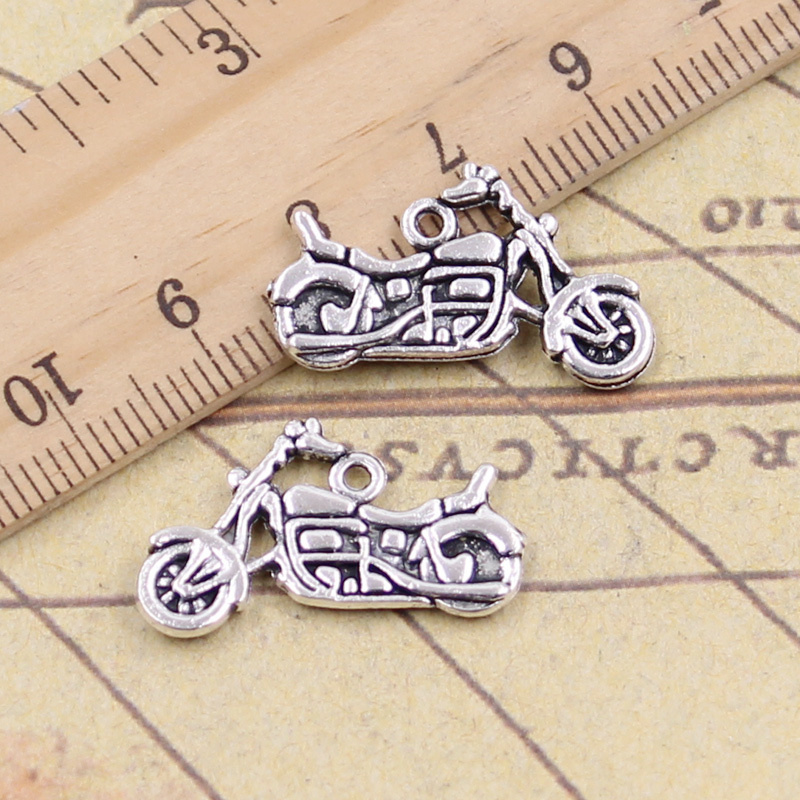 20pcs Charms motorcycle scoote - Vintage Fashion Finds recension och pris