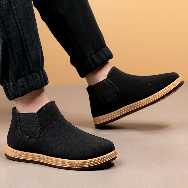 Men's Cotton Shoes Men's Winte - Vintage Fashion Mens recension och pris