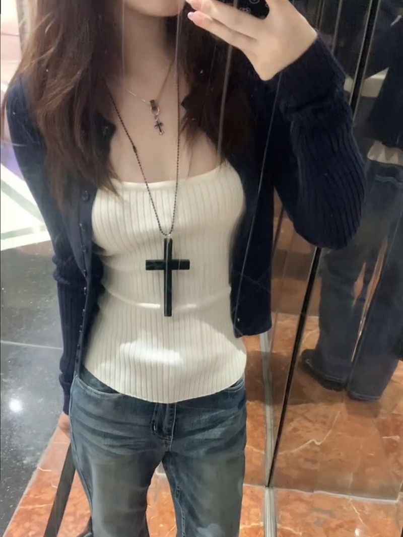 Y2k Harajuku Hot Girl Slim Aut - Vintage Y2K recension och pris
