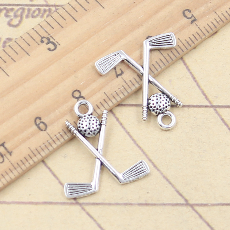 20pcs Charms Hockey Stick Club - Vintage Fashion Club Photos recension och pris