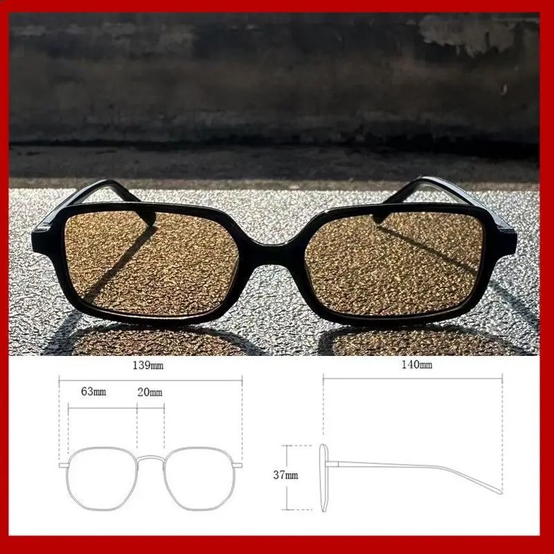 New Sexy Small Rectangle Sungl - Vintage Fashion Female recension och pris