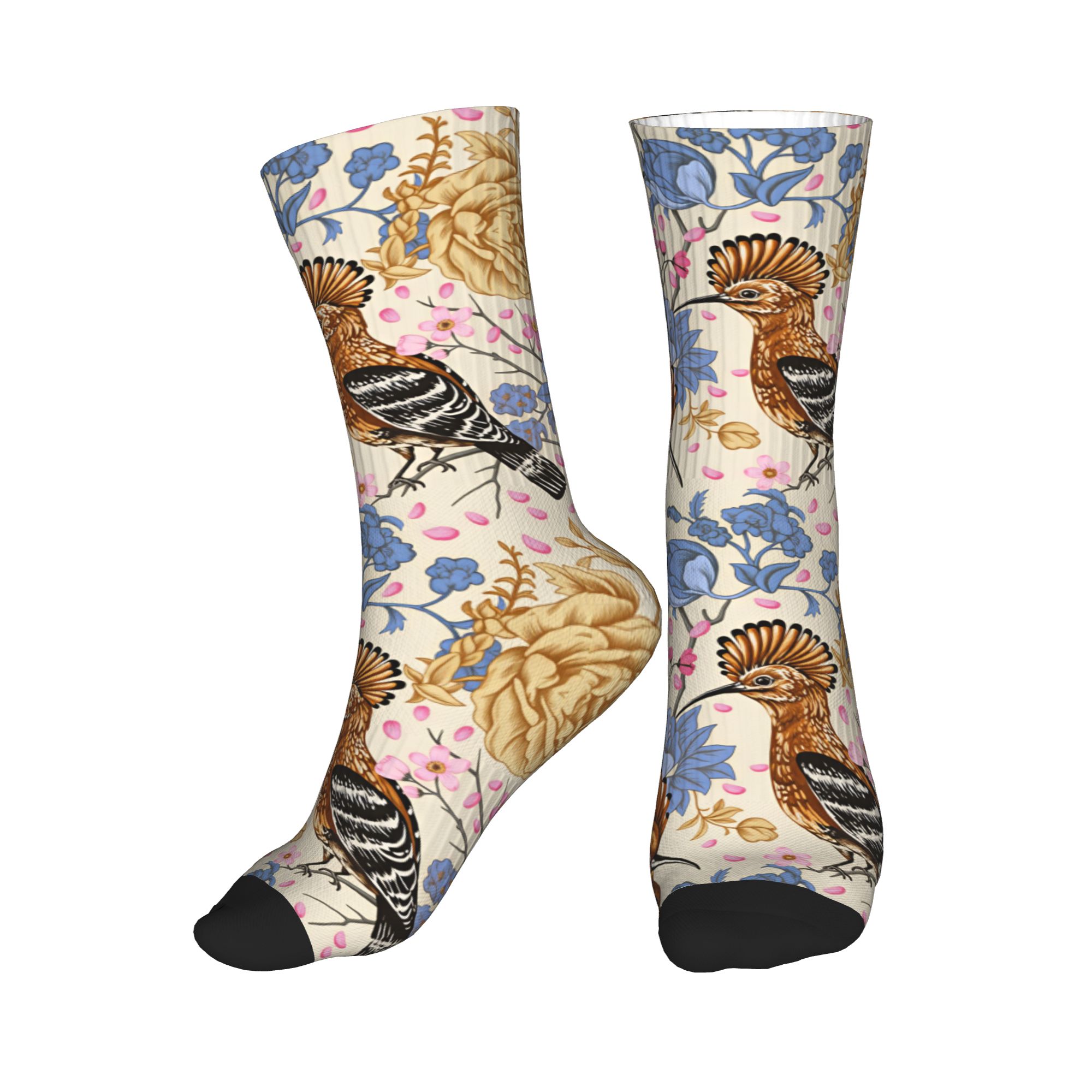 Hoopoe Bird Blue Peony Vintage - Vintage Fashion Mens recension och pris