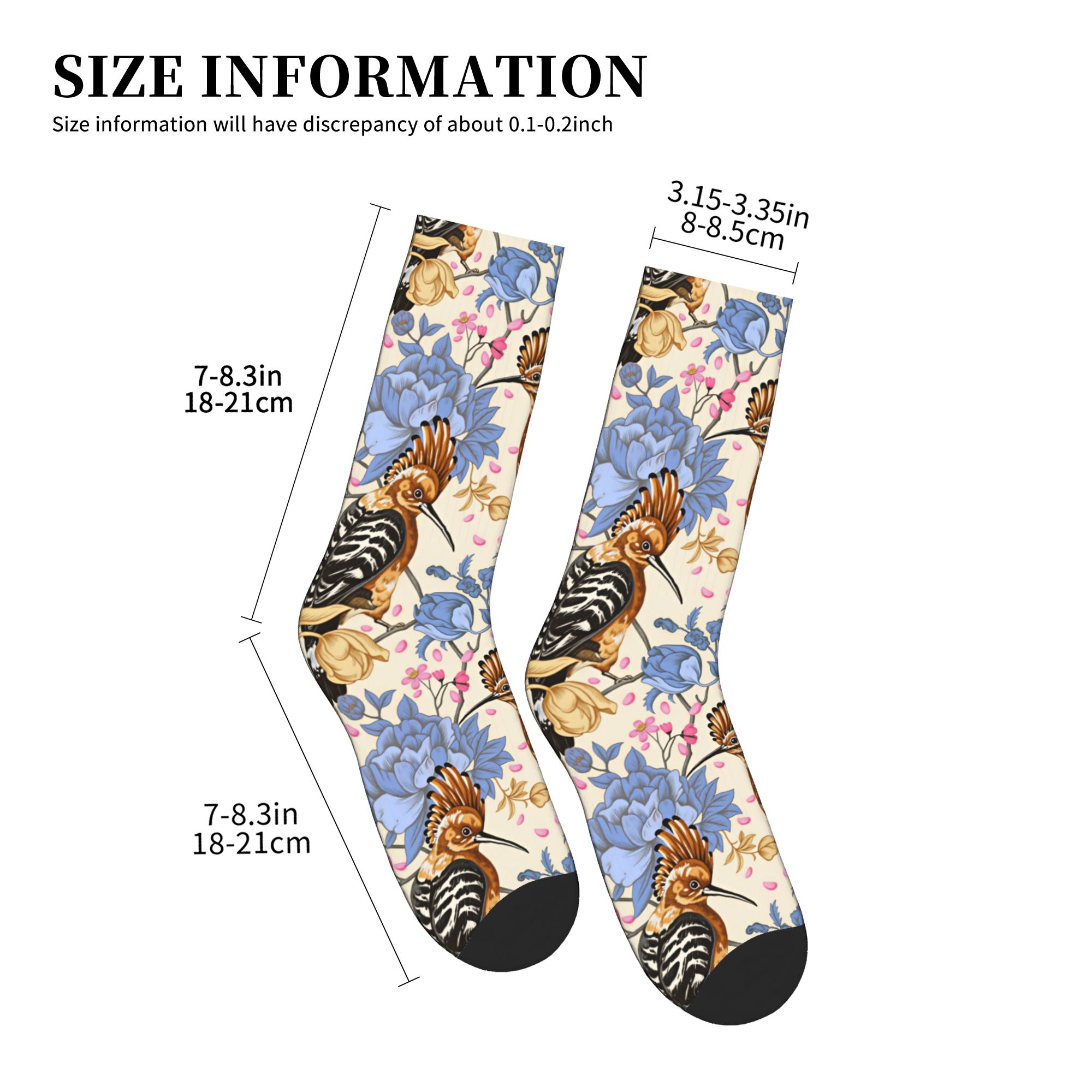 Hoopoe Bird Blue Peony Vintage - Vintage Fashion Mens recension och pris